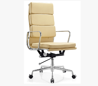 皮革五星脚办公转椅  jun-2658