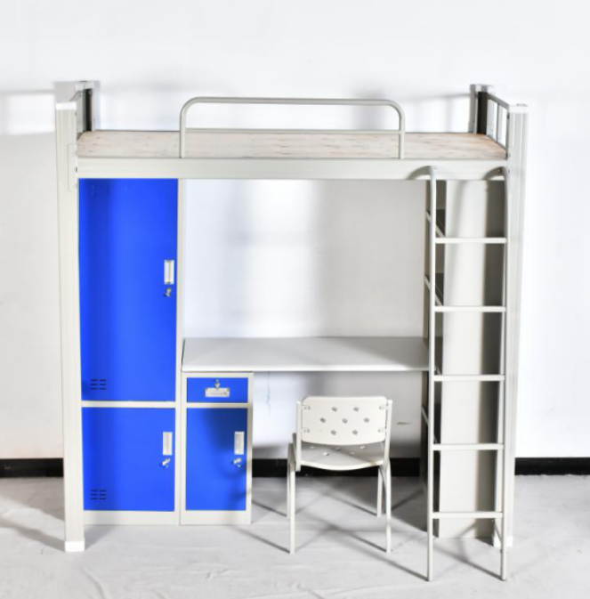 单人公寓落地爬梯床