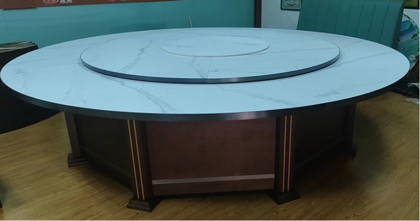   八方盛宴岩板封边玫瑰金